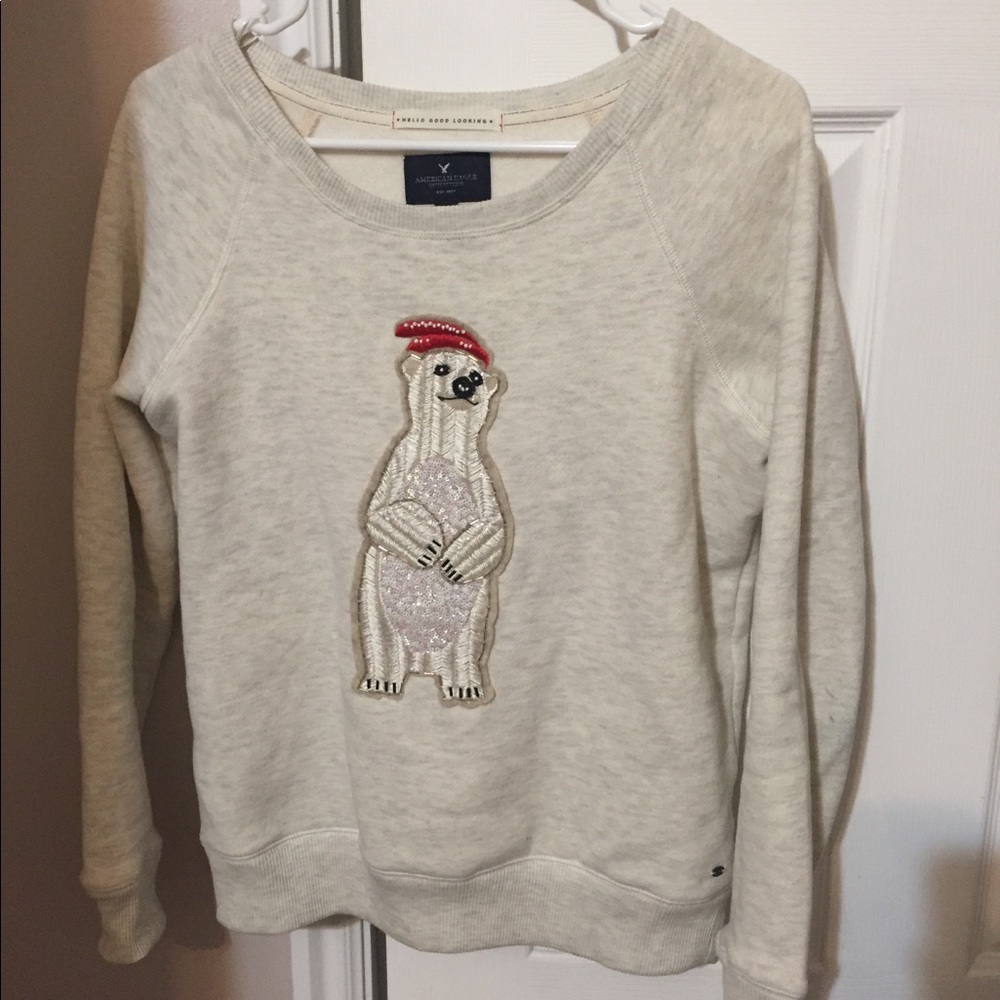 Cream colored sweater